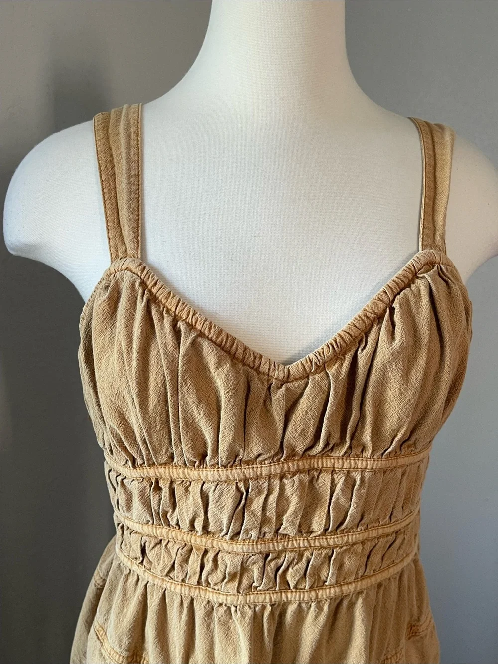 Free‎ People Mustard Yellow Wide-Leg Jumpsuit